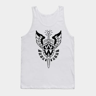 Paladin - Oath of Devotion: Black Tank Top